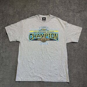 WWE Wrestlemania XXVII Edge Champion Shirt Mens XL Gray 2011 Graphic Tee